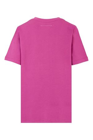 t-shirt in cotone viola MM6 KIDS | M60897MM02YM6602